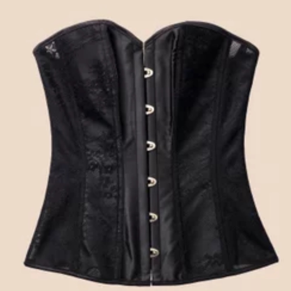 Elegant Black Lace Corset